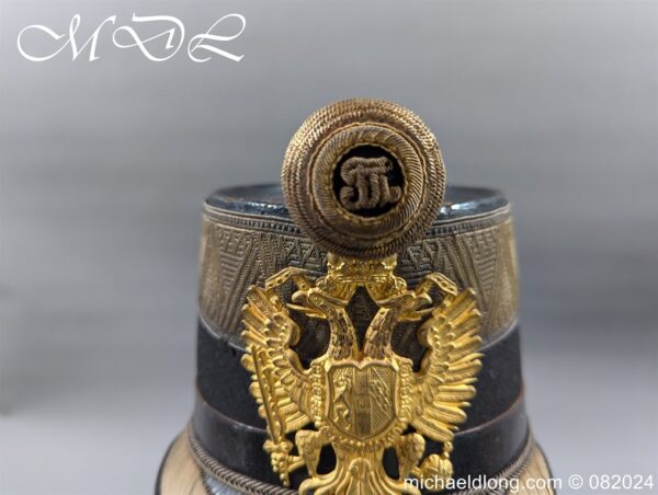 Austrian Infantry Officer’s Shako c1900 - Image 12