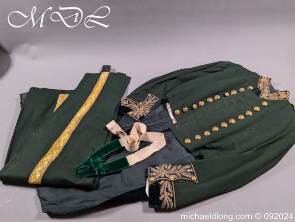 Royal Company of Archers Victorian Full Dress Uniform Named to J E B Baillie