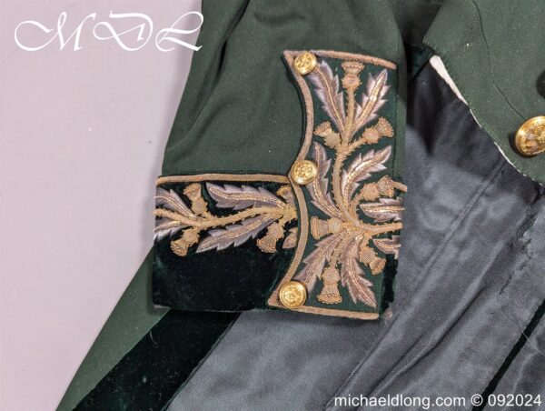 Royal Company of Archers Victorian Full Dress Uniform Named to J E B Baillie - Image 21
