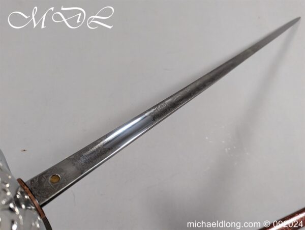 British George 6th Infantry Sword Parade Condition - Image 20