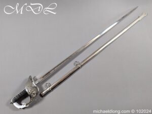 Northumberland Fusiliers Edward 7th Levee Sword