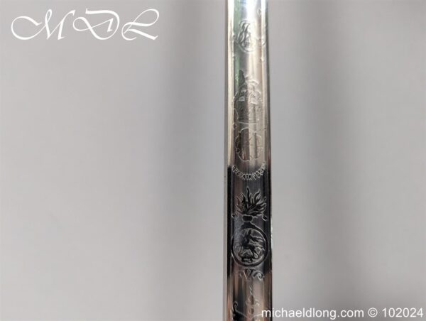 Northumberland Fusiliers Edward 7th Levee Sword - Image 15