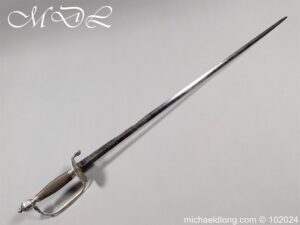 Silver Hilted Infantry Officers Sword Hallmarked London 1794
