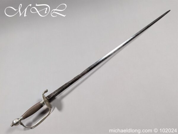 Silver Hilted Infantry Officers Sword Hallmarked London 1794