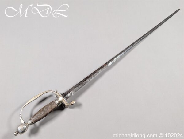 Silver Hilted Infantry Officers Sword Hallmarked London 1794 - Image 23