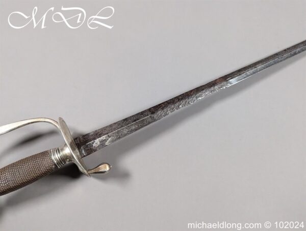 Silver Hilted Infantry Officers Sword Hallmarked London 1794 - Image 21