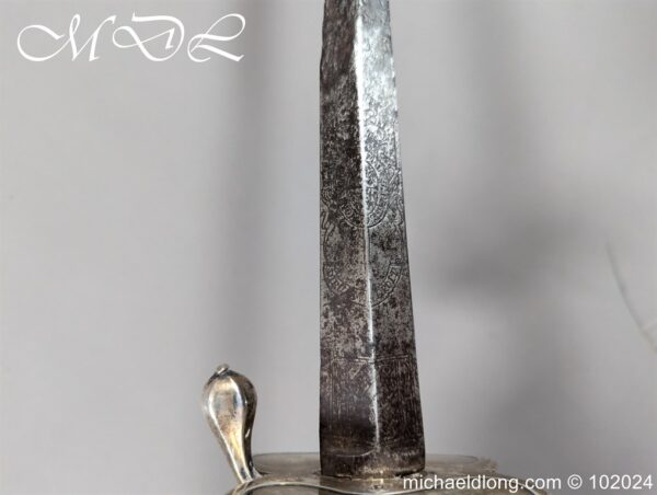 Silver Hilted Infantry Officers Sword Hallmarked London 1794 - Image 19