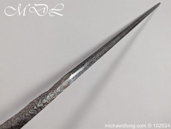 Silver Hilted Infantry Officers Sword Hallmarked London 1794 - Image 17