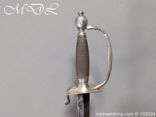 Silver Hilted Infantry Officers Sword Hallmarked London 1794 - Image 13