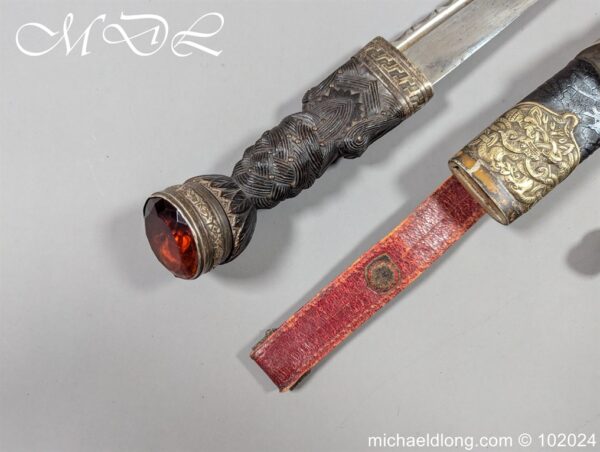Argyll and Sutherland Highlanders Victorian Officers Dirk - Image 2