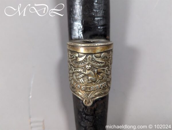 Argyll and Sutherland Highlanders Victorian Officers Dirk - Image 7