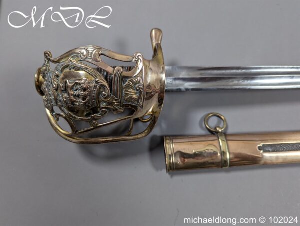 Household Cavalry Officers Officers Sword c 1805 - Image 2
