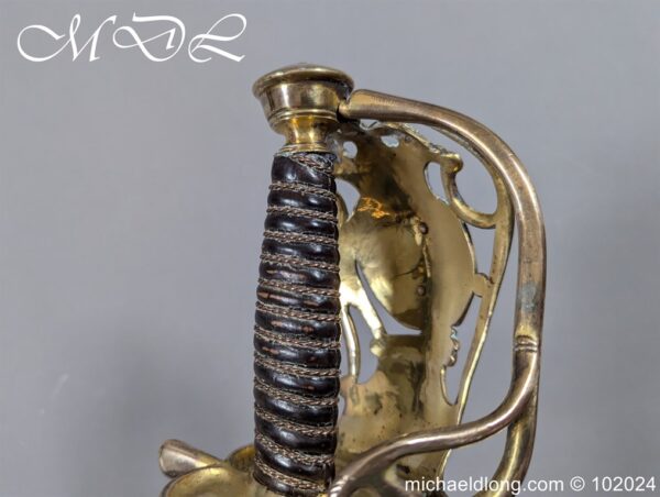 Household Cavalry Officers Officers Sword c 1805 - Image 9