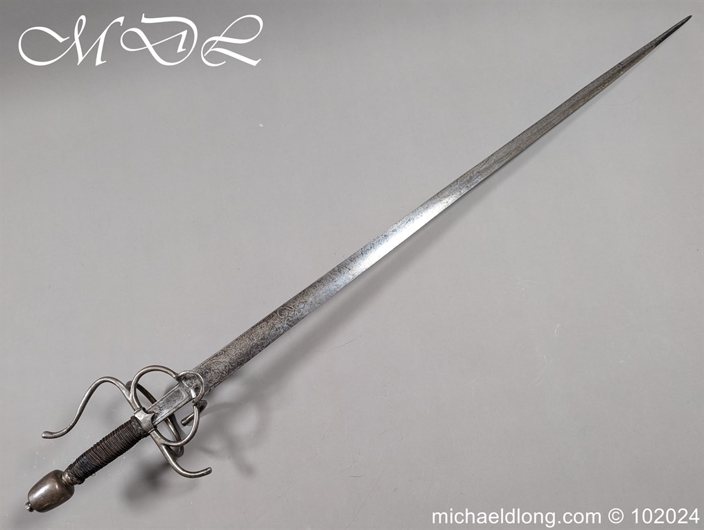 German Saxony Rapier 17th Century - Image 31