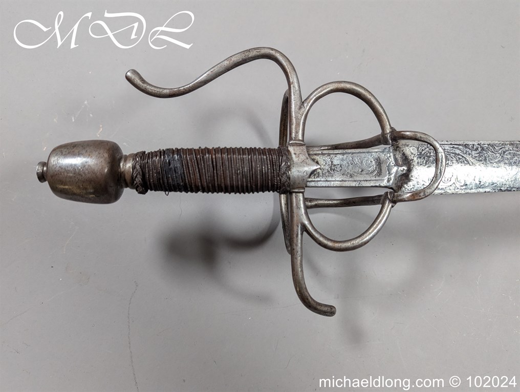 German Saxony Rapier 17th Century - Image 30