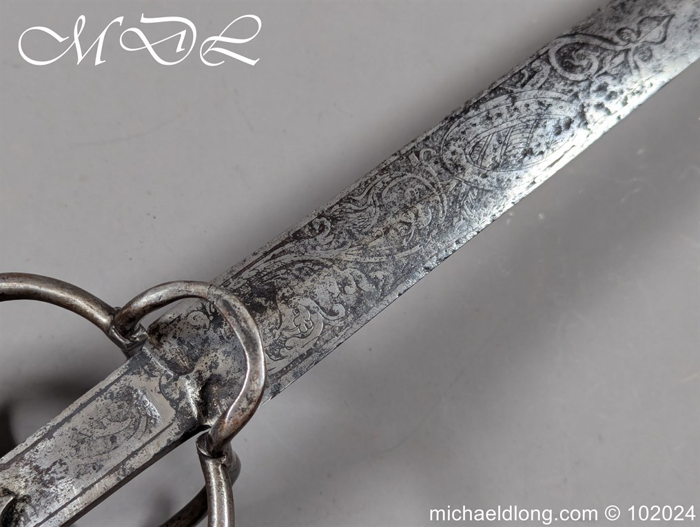German Saxony Rapier 17th Century - Image 23