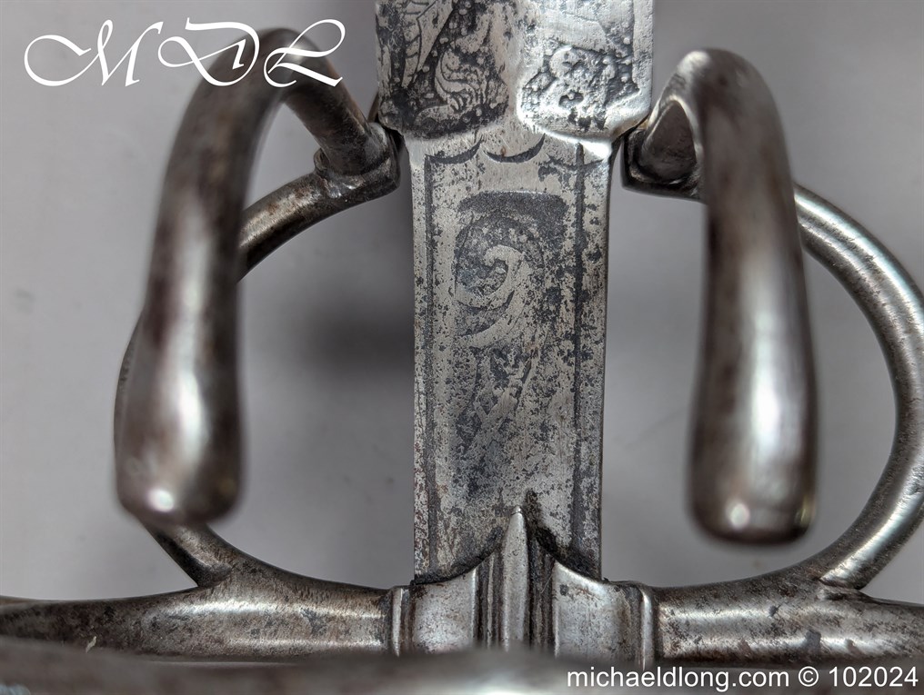 German Saxony Rapier 17th Century - Image 22
