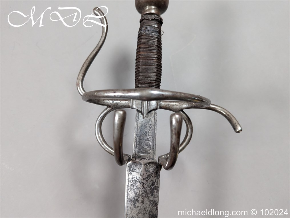 German Saxony Rapier 17th Century - Image 8