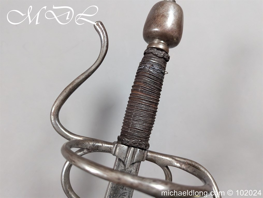 German Saxony Rapier 17th Century - Image 7