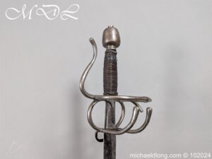 German Saxony Rapier 17th Century