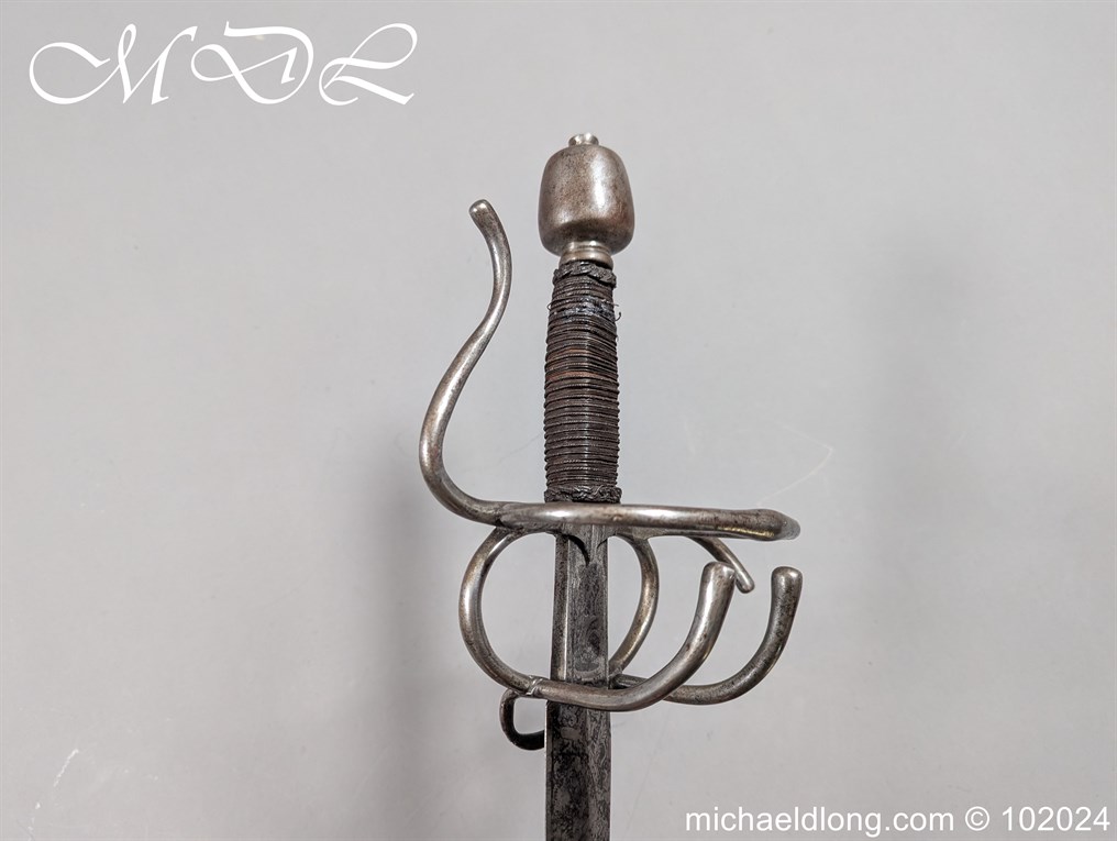 German Saxony Rapier 17th Century
