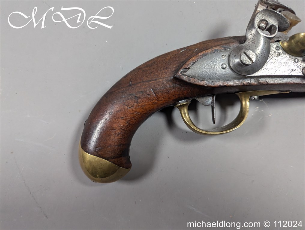 French Model AN XIII Flintlock Military Pistol - Image 2