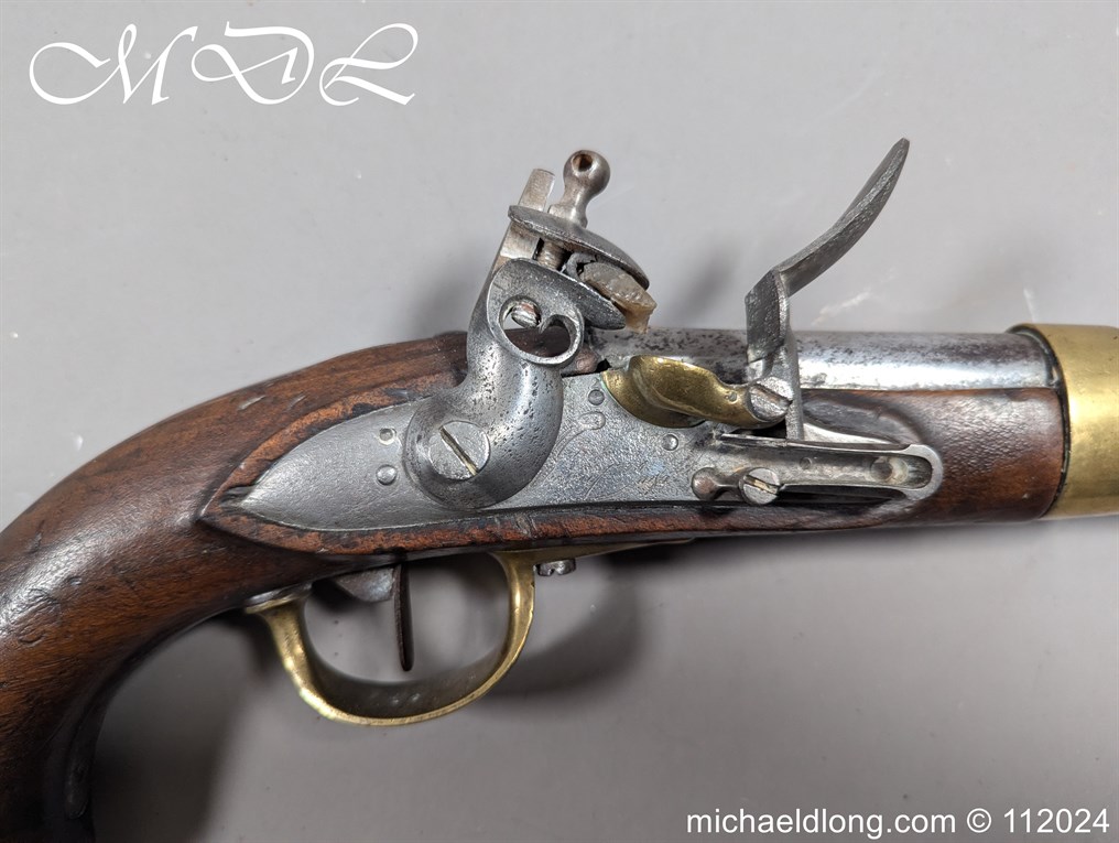 French Model AN XIII Flintlock Military Pistol - Image 27