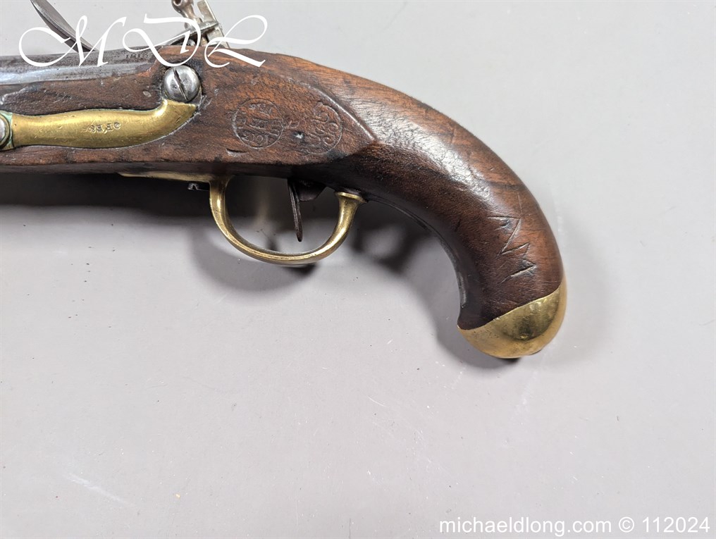 French Model AN XIII Flintlock Military Pistol - Image 24