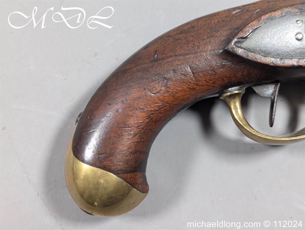 French Model AN XIII Flintlock Military Pistol - Image 21