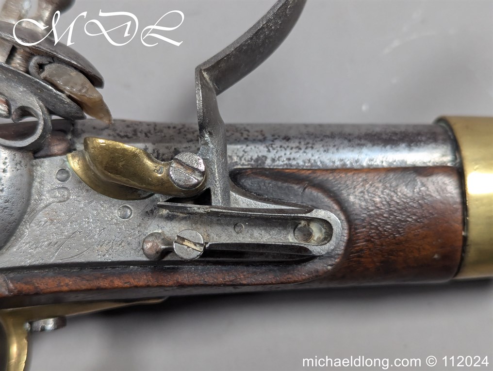 French Model AN XIII Flintlock Military Pistol - Image 18