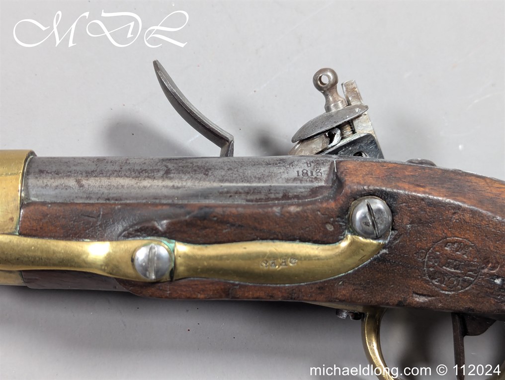 French Model AN XIII Flintlock Military Pistol - Image 15