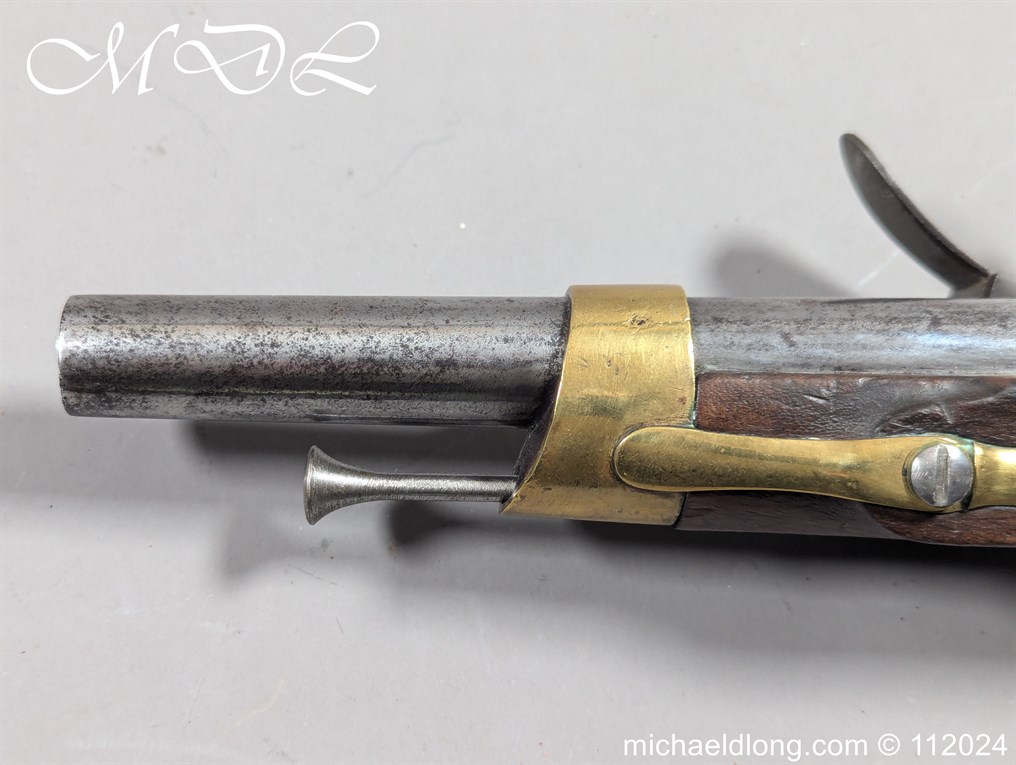 French Model AN XIII Flintlock Military Pistol - Image 14