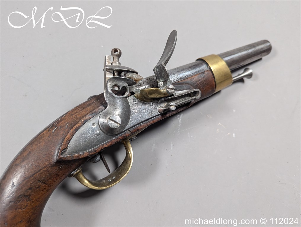 French Model AN XIII Flintlock Military Pistol