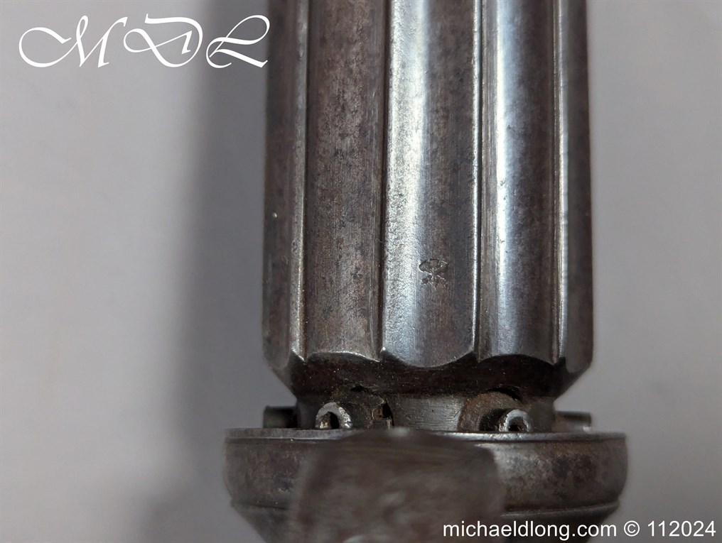 English Percussion Pepper Box Pistol - Image 5