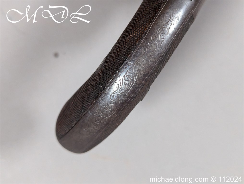 English Percussion Pepper Box Pistol - Image 4