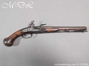 French Flintlock Pistol by Martin of Angers c 1690