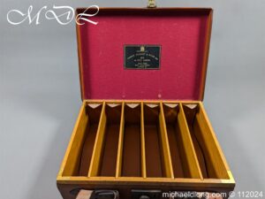 Purdey Brass Mounted Leather Cartridge Magazine