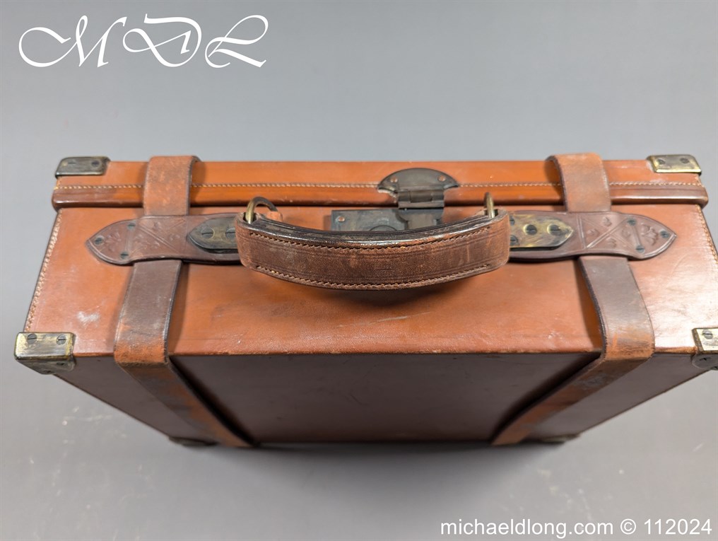 Purdey Brass Mounted Leather Cartridge Magazine - Image 10