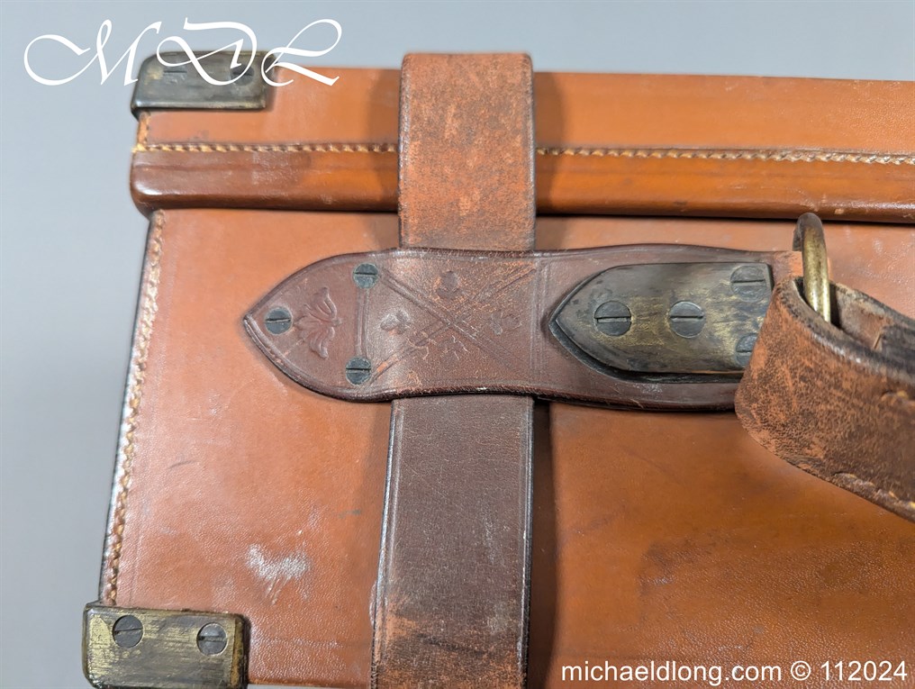 Purdey Brass Mounted Leather Cartridge Magazine - Image 8