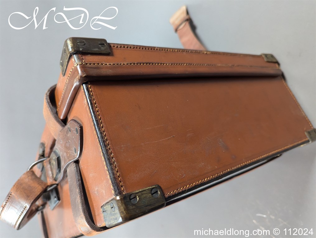 Purdey Brass Mounted Leather Cartridge Magazine - Image 5