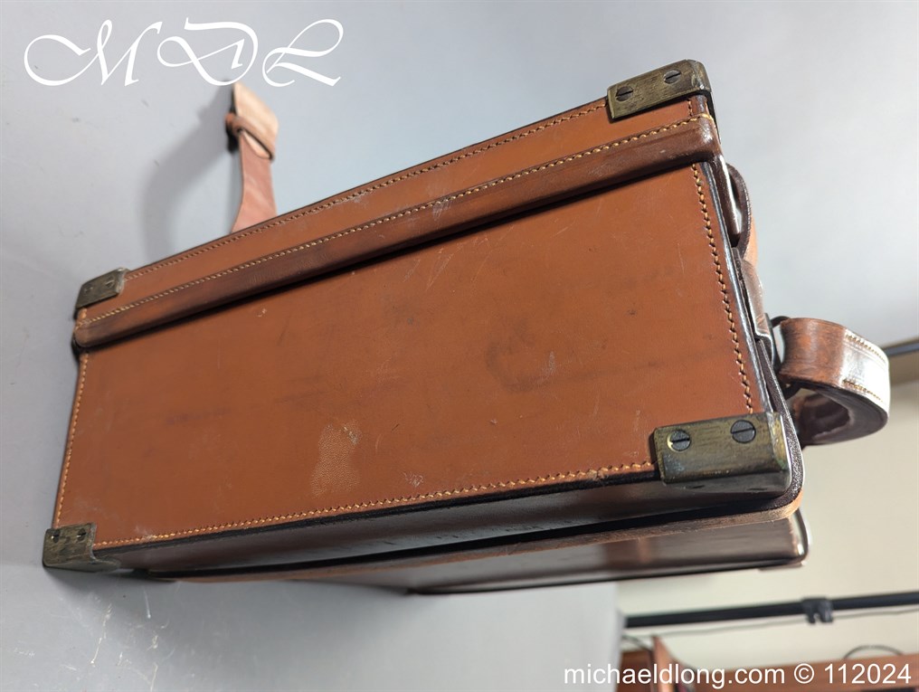 Purdey Brass Mounted Leather Cartridge Magazine - Image 4