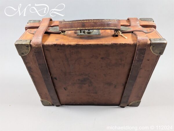 Boss and Co Brass Mounted Leather Cartridge Magazine - Image 4