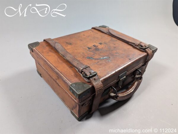 Boss and Co Brass Mounted Leather Cartridge Magazine