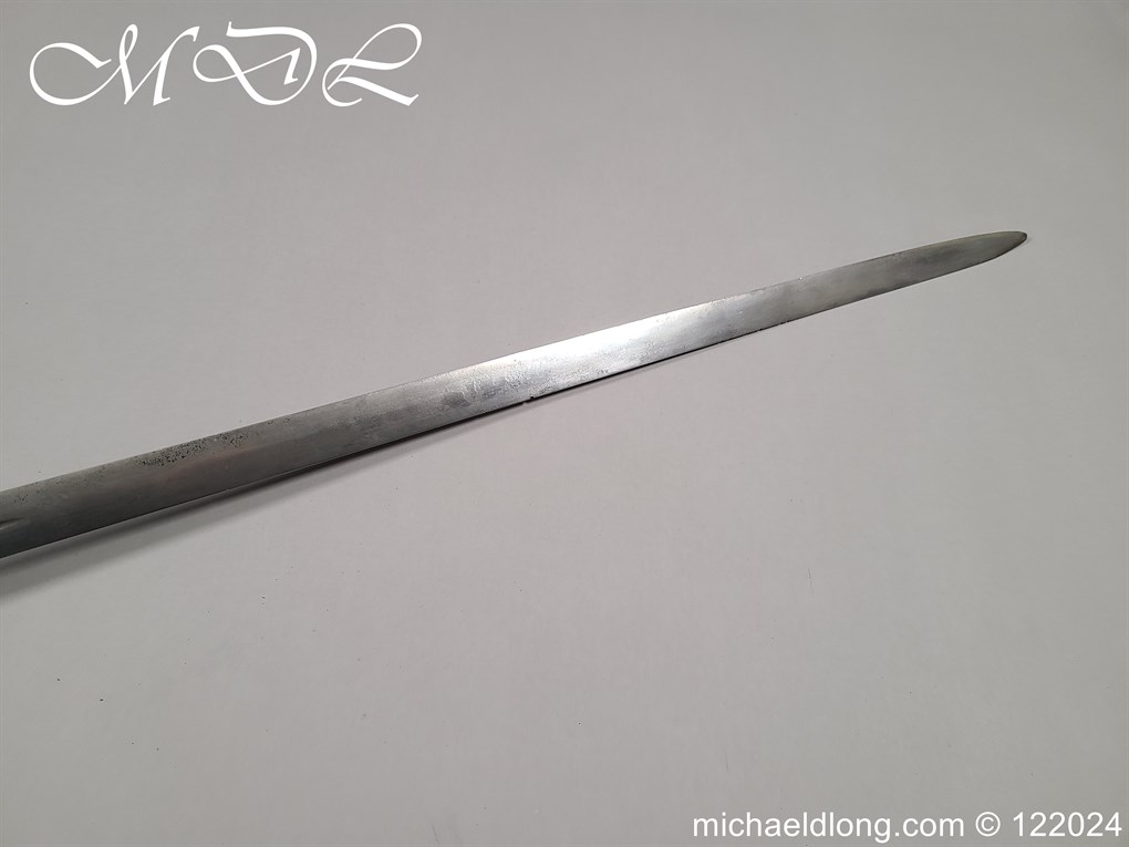 Scottish Basket Hilt Broad Sword c 1740 - Image 23