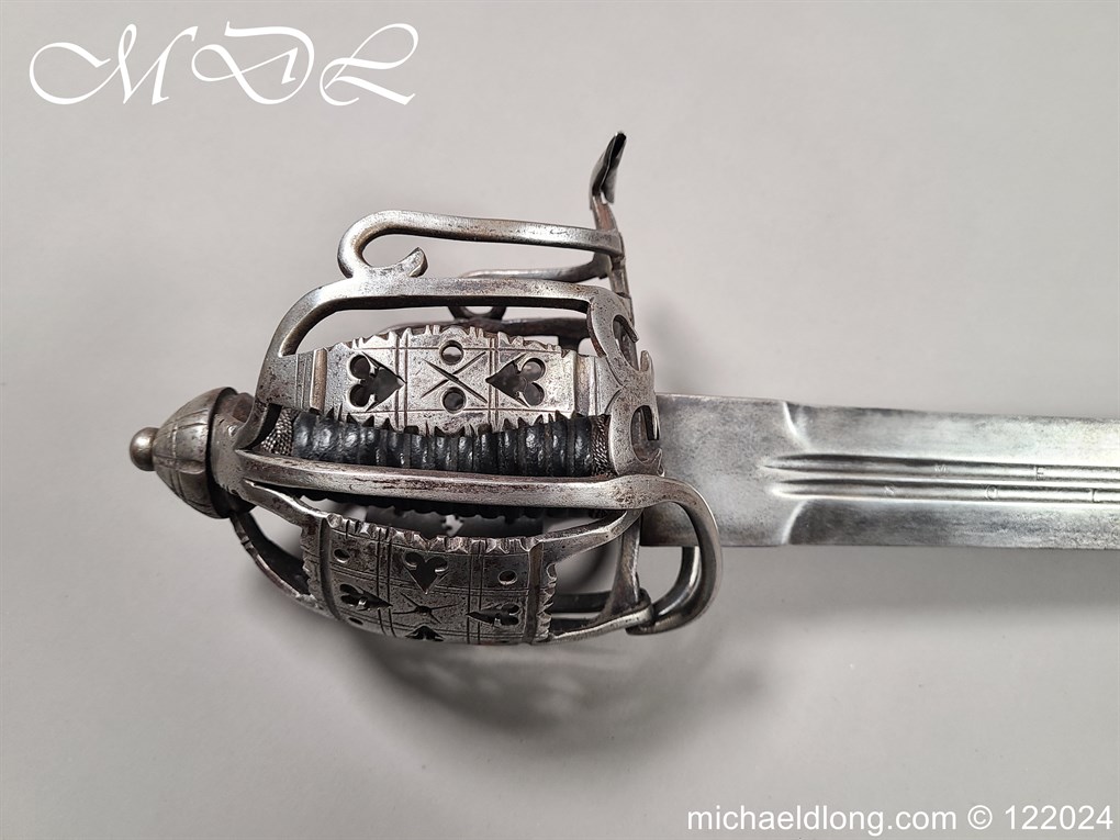 Scottish Infantry Officers Broadsword c 1750 - Image 2