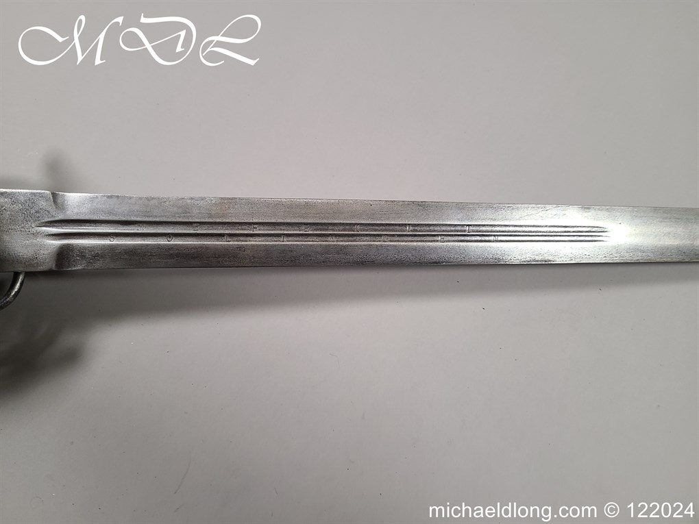 Scottish Infantry Officers Broadsword c 1750 - Image 25