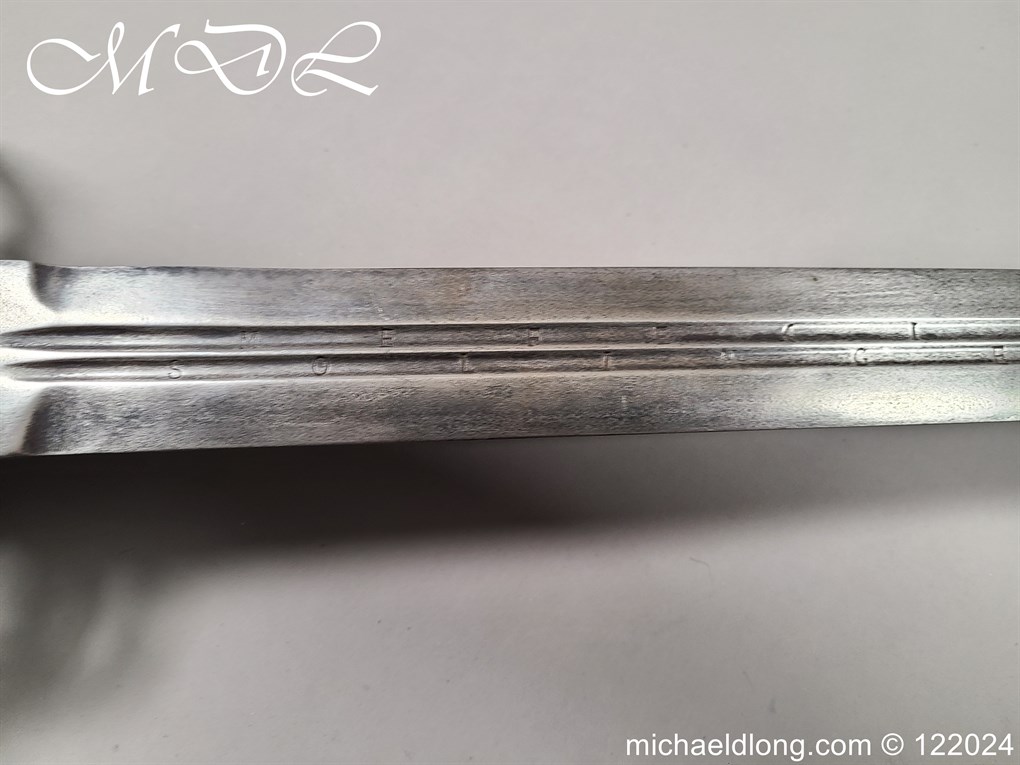 Scottish Infantry Officers Broadsword c 1750 - Image 20