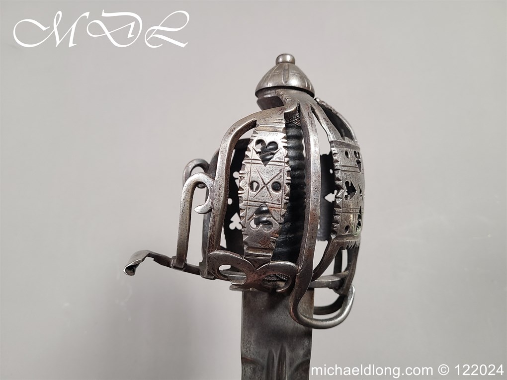 Scottish Infantry Officers Broadsword c 1750 - Image 18