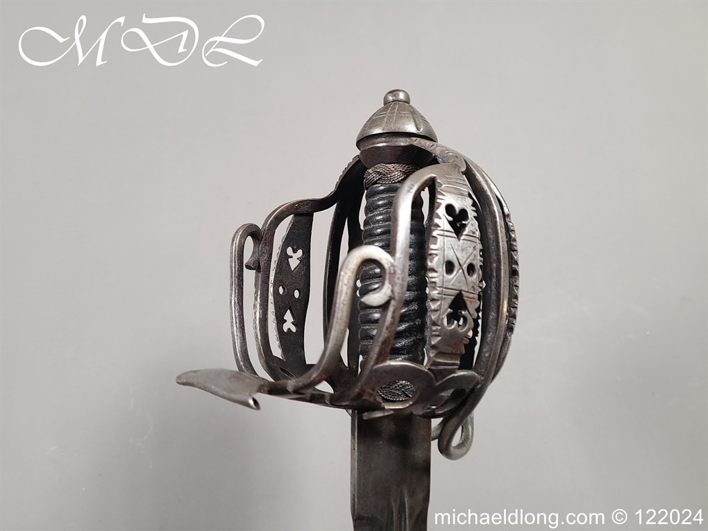 Scottish Infantry Officers Broadsword c 1750 - Image 17