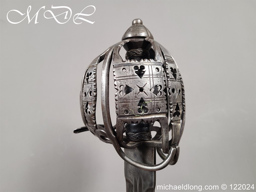 Scottish Infantry Officers Broadsword c 1750 - Image 16